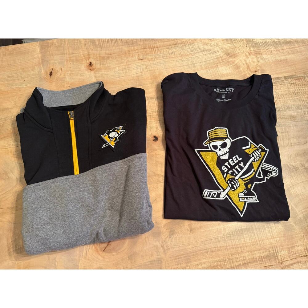 Pittsburgh penguins shirt bundle L/xl